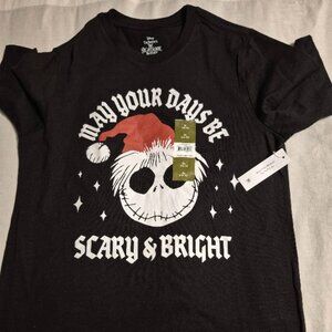 BRAND NEW TIM BURTON'S NIGHTMARE BEFORE CHRISTMAS SHIRT SIZE XL (14-16)